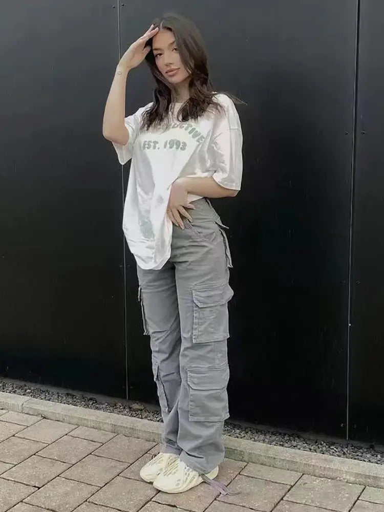Street Style Denim Pants-Massicos