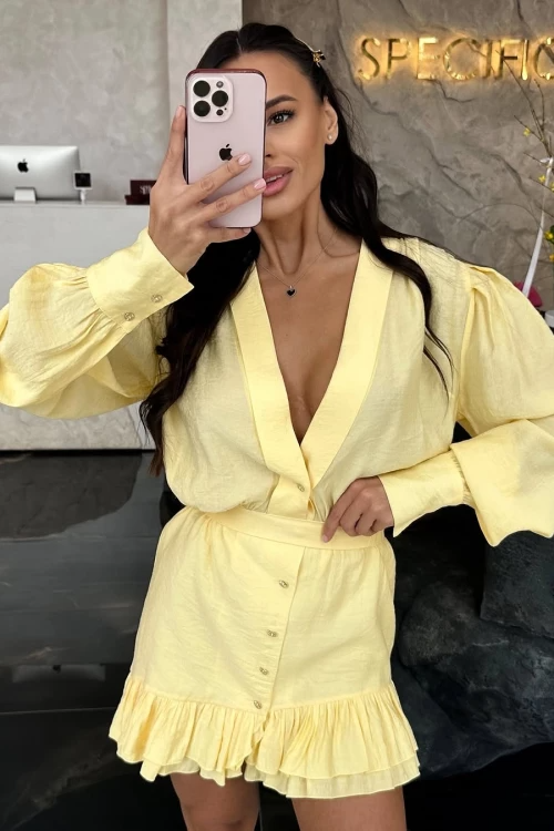 Yiping Story Reappears Mini Dress-ROVOLE