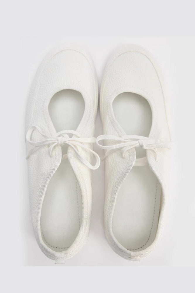 Ballet Flats With Laces-ROVOLE