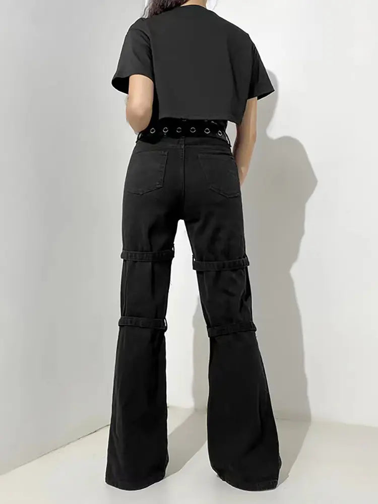Street Style Printed Jeans-Massicos