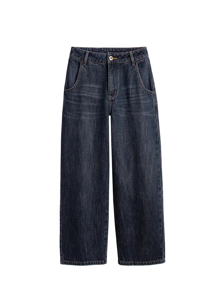 Old Money Vintage Straight Jeans-Massicos