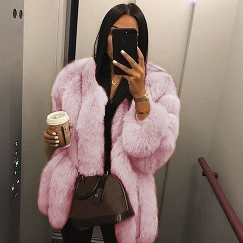 Faux Fur Coat-ROVOLE