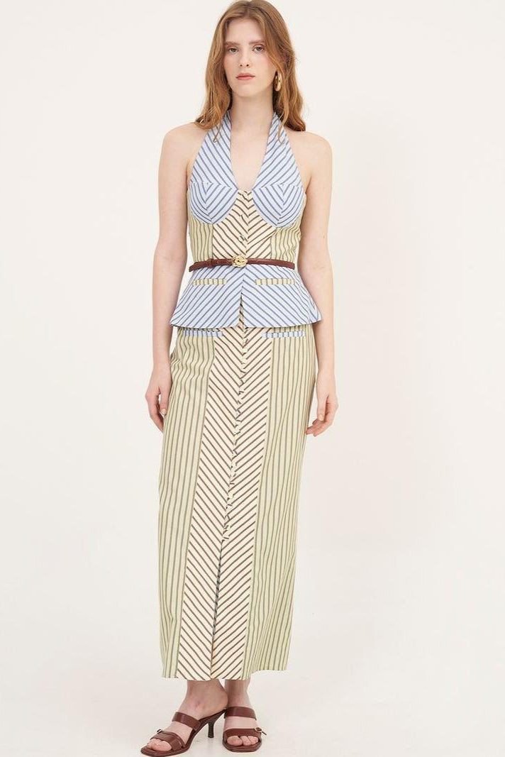 Cadre Élégant Skirt Set-ROVOLE