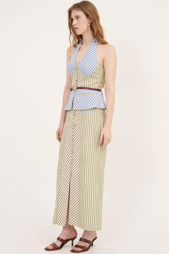 Cadre Élégant Skirt Set-ROVOLE