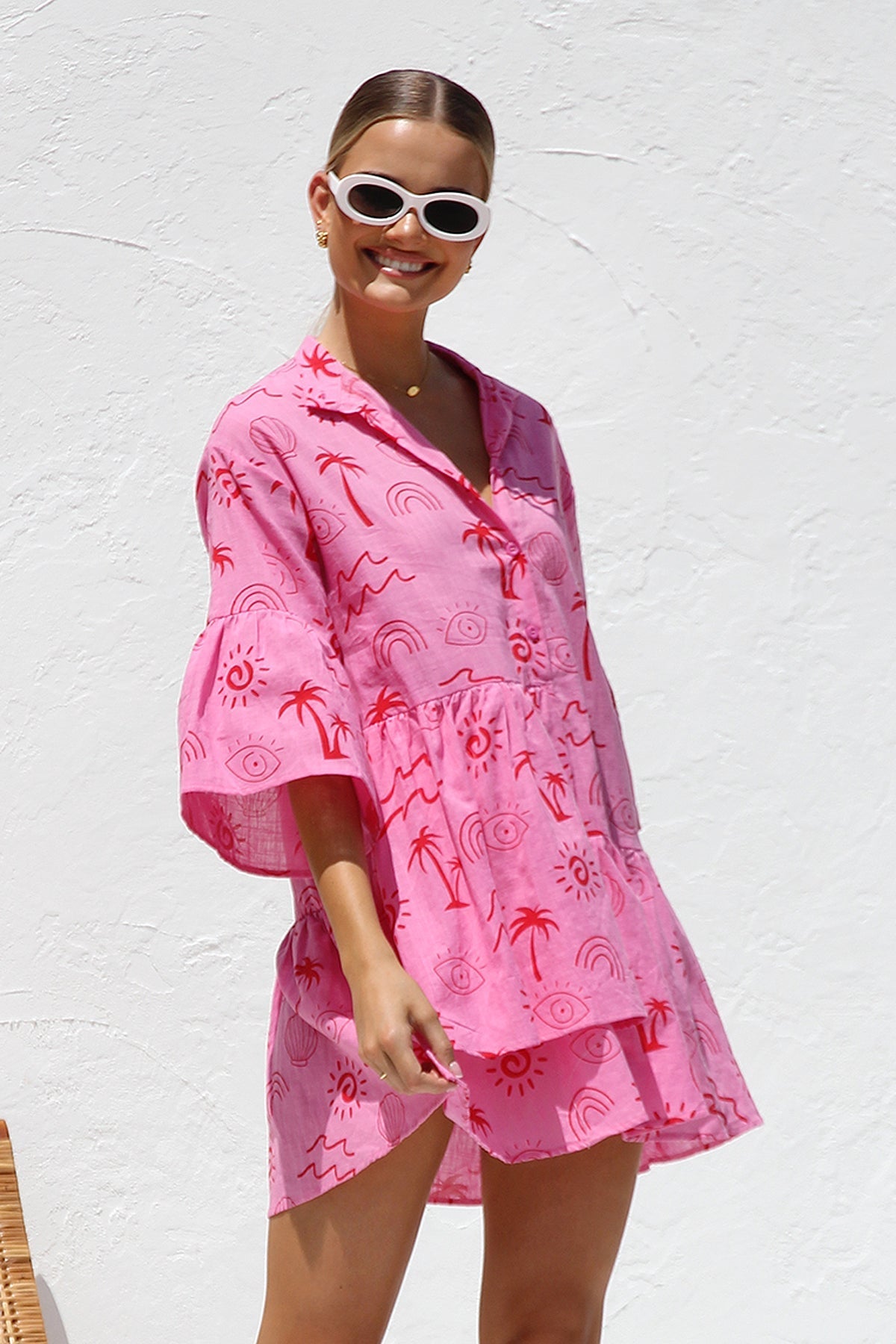 Shelby Dress PINK-ROVOLE