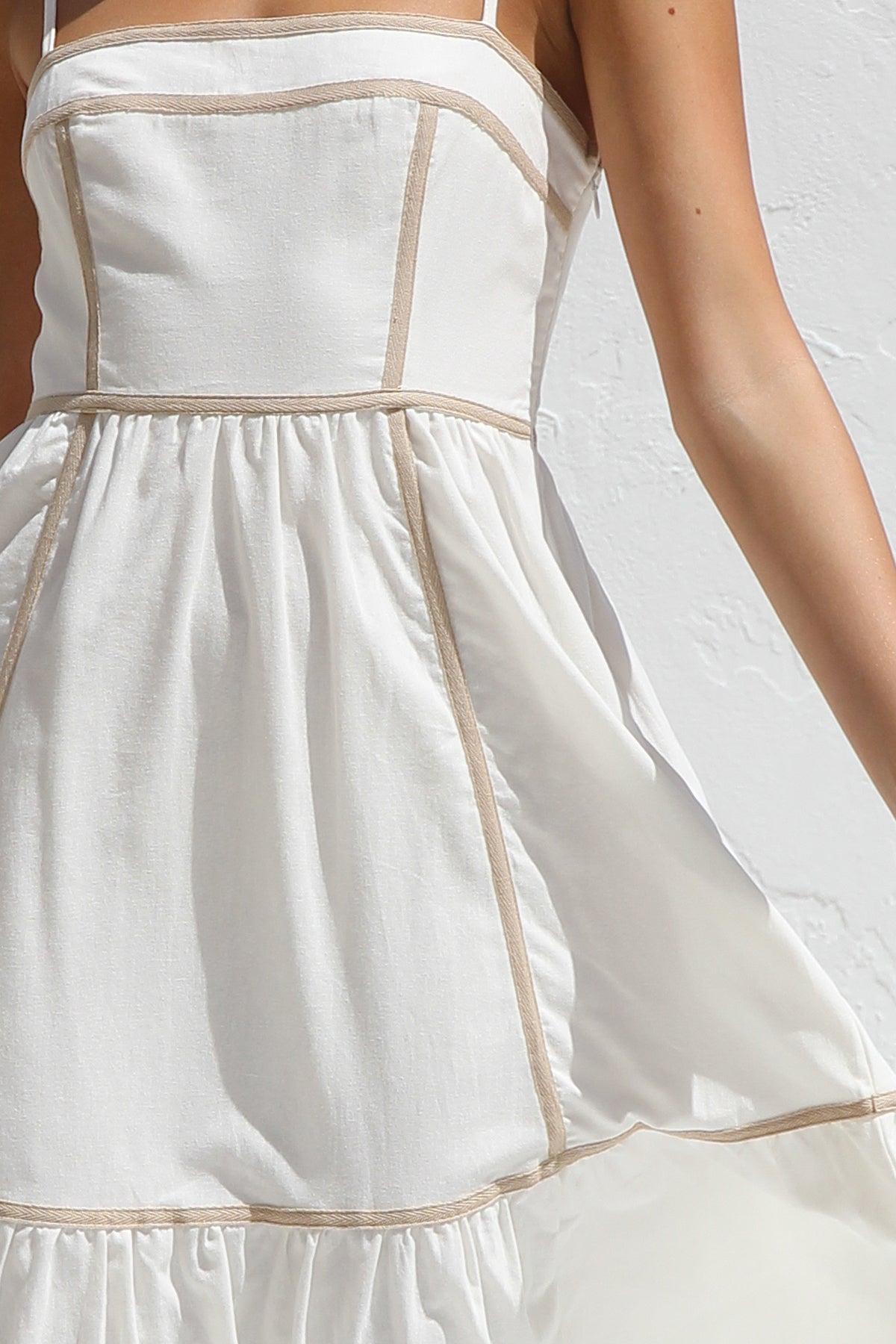 Quincy Dress WHITE-ROVOLE