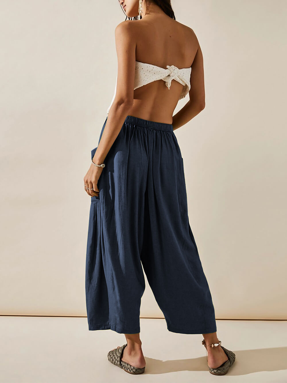 Comfortable Wide-Leg Yoga Pants-Massicos
