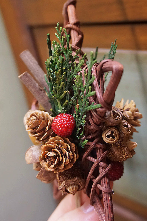Christmas Decoration Pendant - Forest Pine Cone Bell Car Hanging-ROVOLE