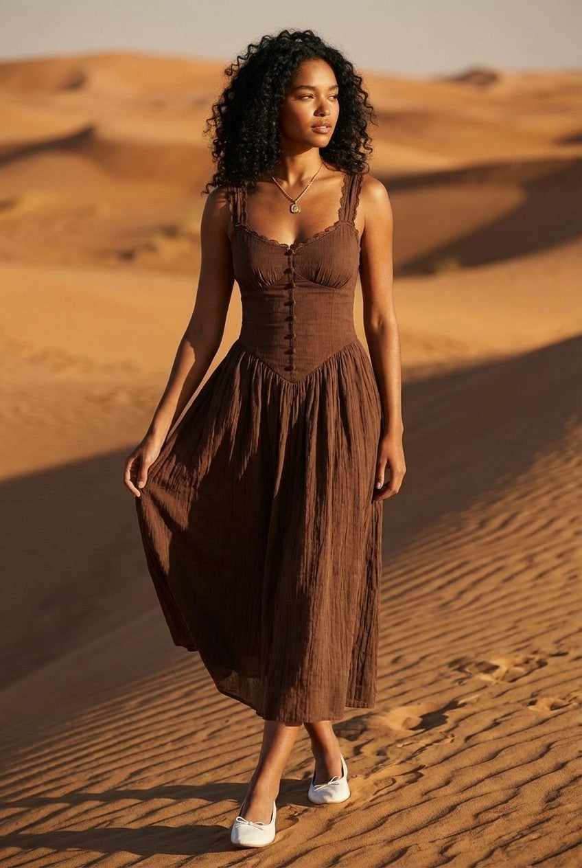 Serena Flow Midi Dress