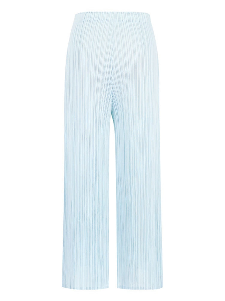 Women's Casual Wide-Leg Pleated Pants-Massicos