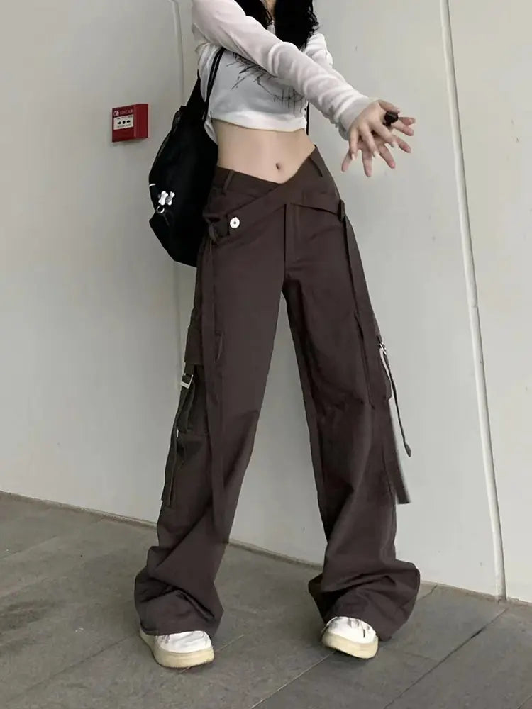 Vintage High-Street Cargo Pants-Massicos