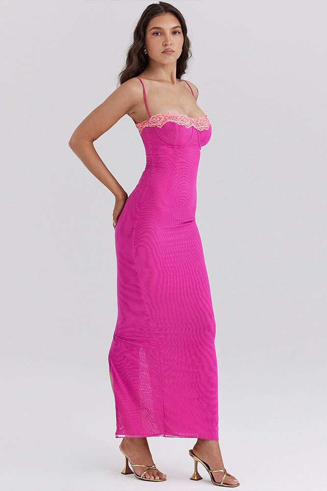 Summer Breeze Strap Midi Dress-ROVOLE