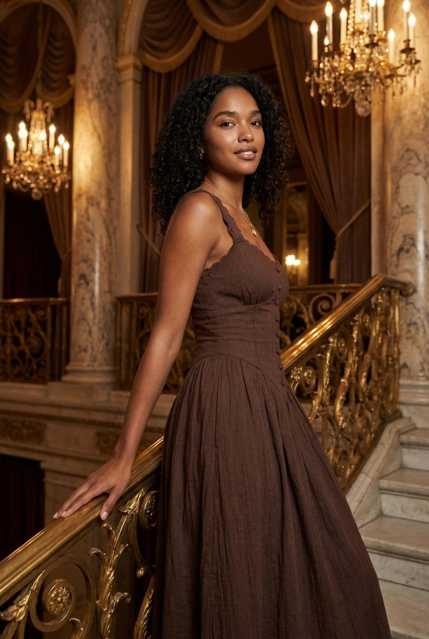 Serena Flow Midi Dress
