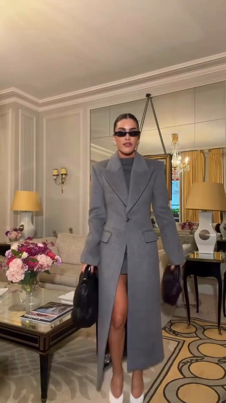 Grey Tailored  Ensemble-Massicos