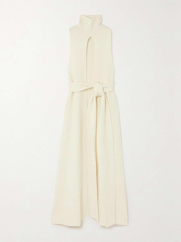 Sleeveless Tie  Waist  Set-Massicos