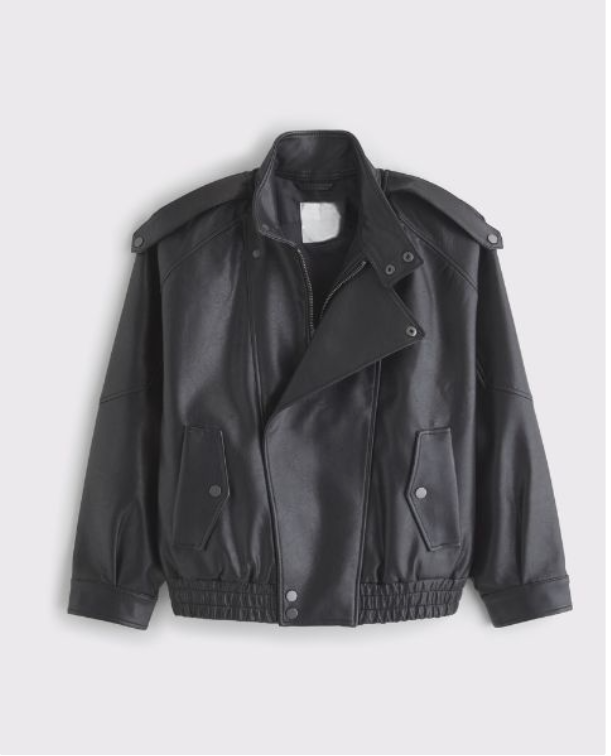 FAUX LEATHER JACKET-Massicos
