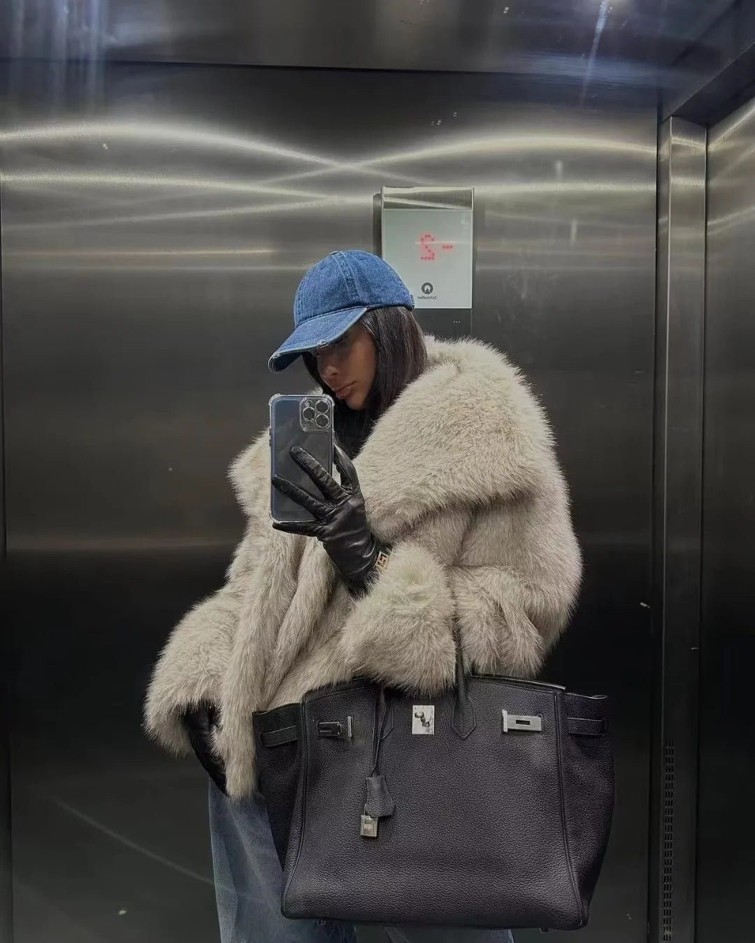 Faux Fur Coat-ROVOLE