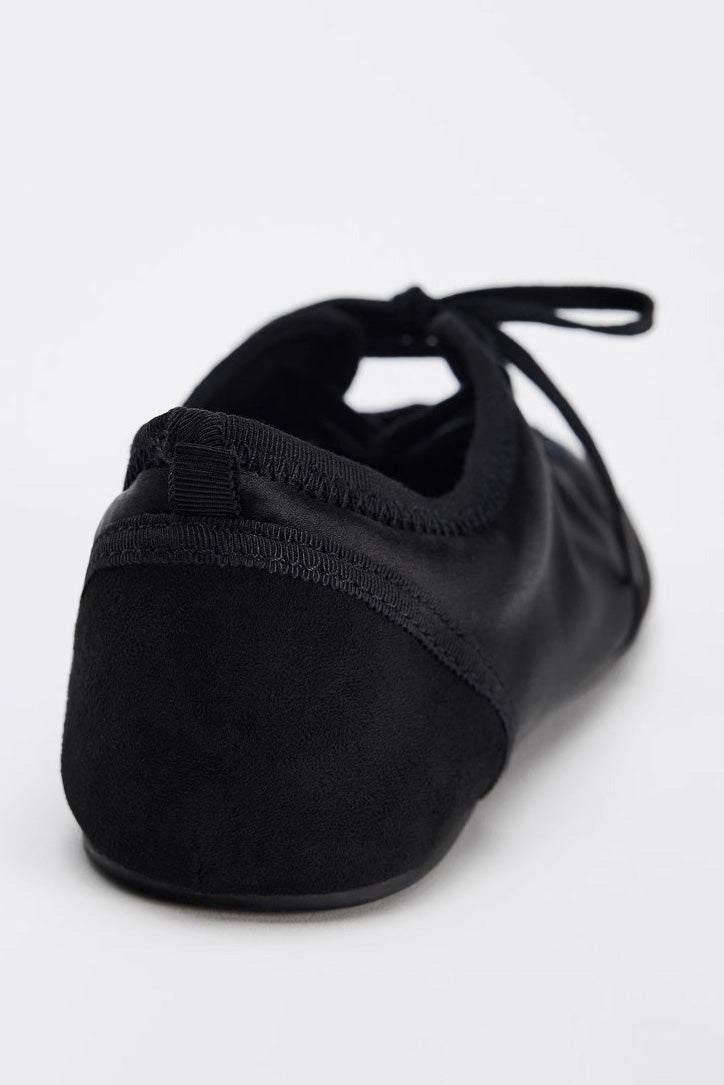 Ballet Flats With Laces-ROVOLE