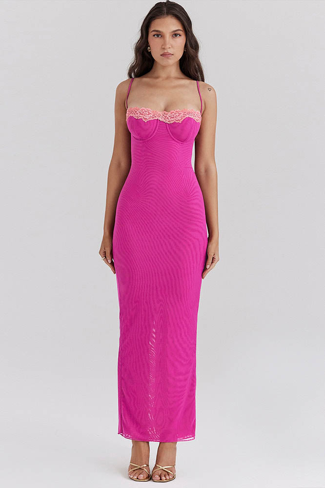 Summer Breeze Strap Midi Dress-ROVOLE