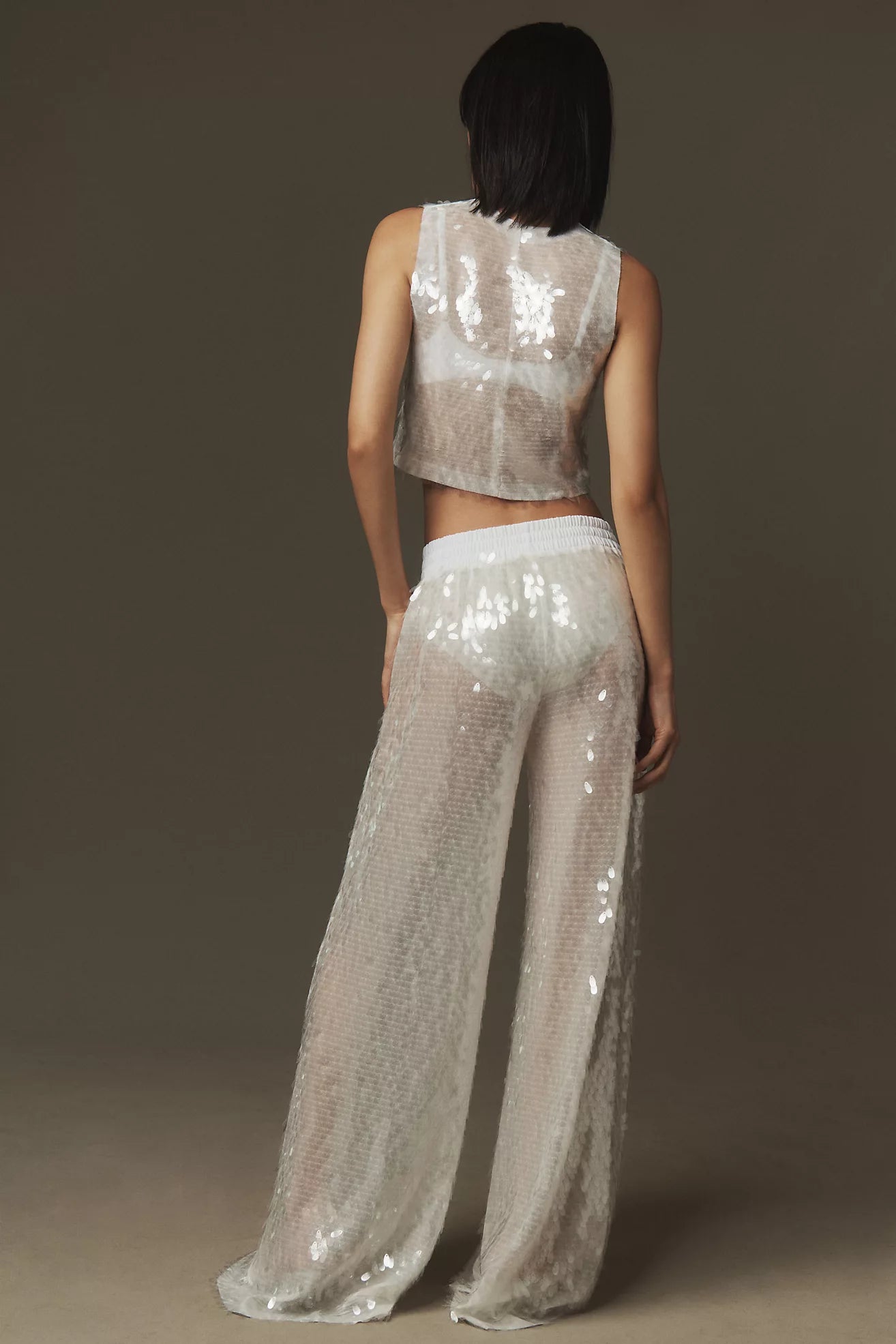 Boyfriend Sequin Pants-ROVOLE