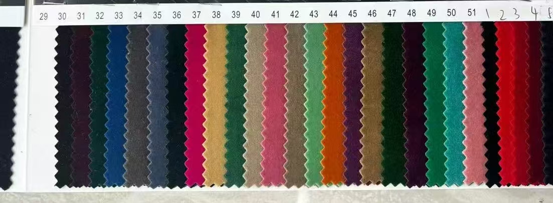 Fabric color swatch card