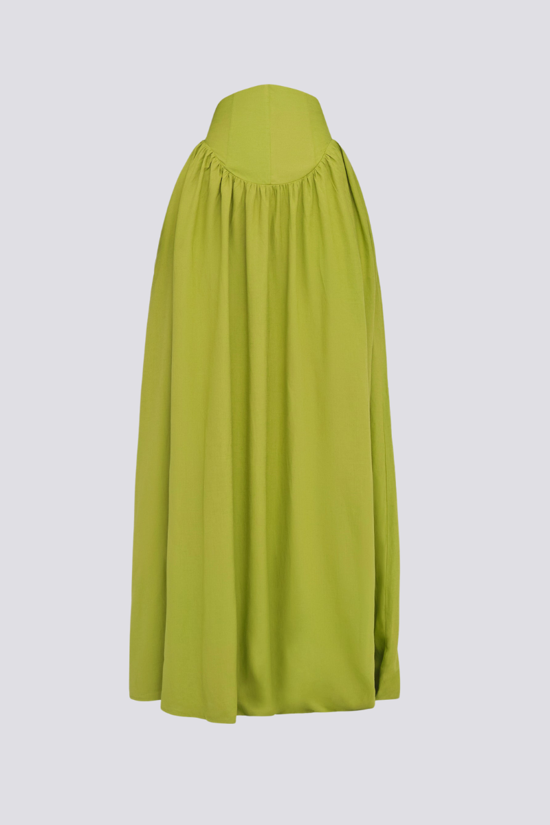 Adalicia Long Sleeve Ruched  Skirt Set-CALLISTARI