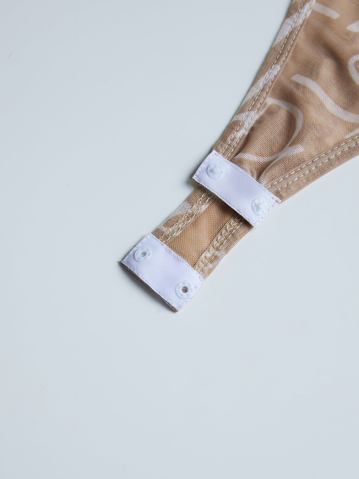 Sheer Meltaway Tank Top Scripted Bodysuit-Massicos