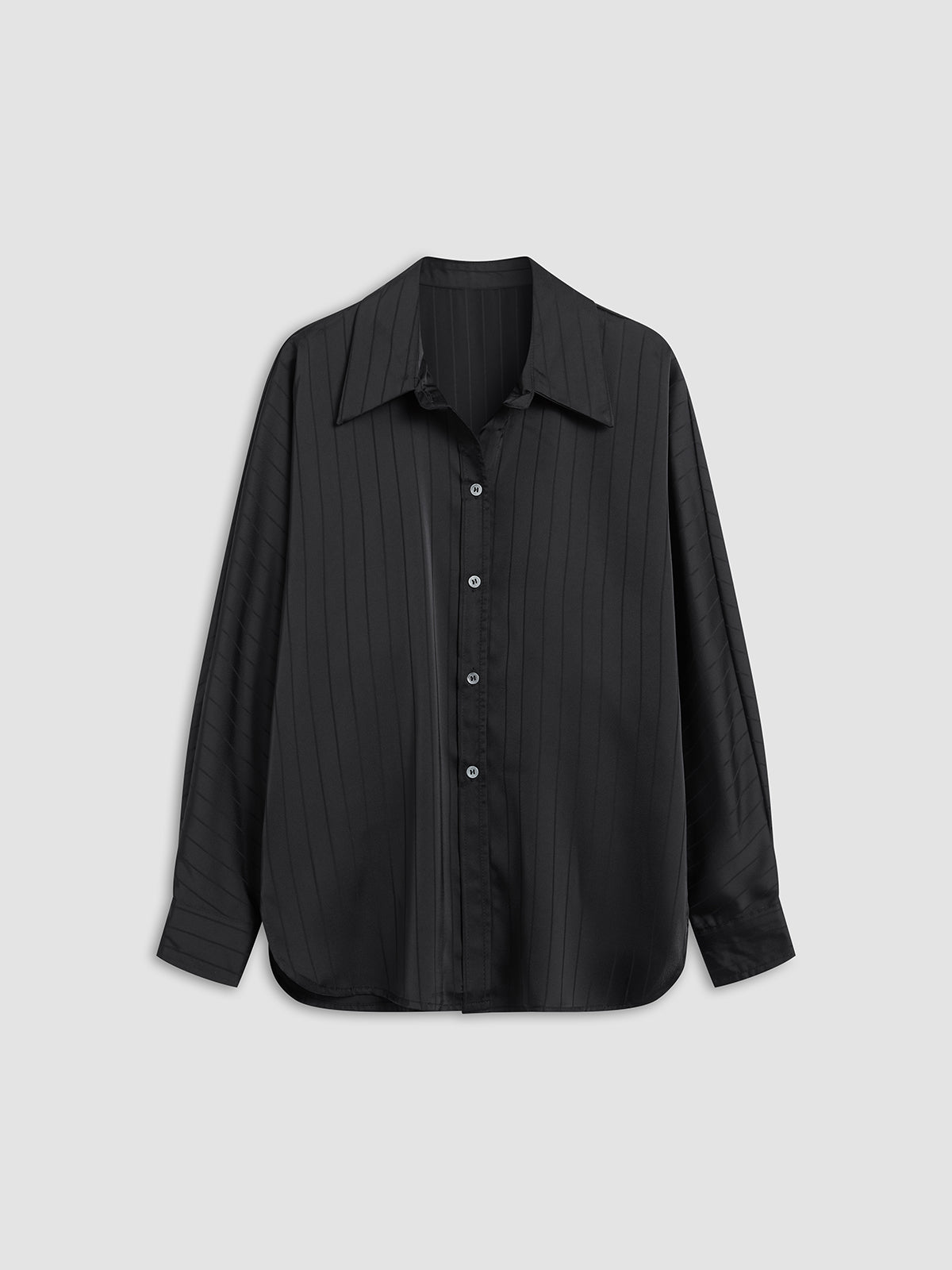 Charlotte Oversized Button Up Collared Shirt-Massicos
