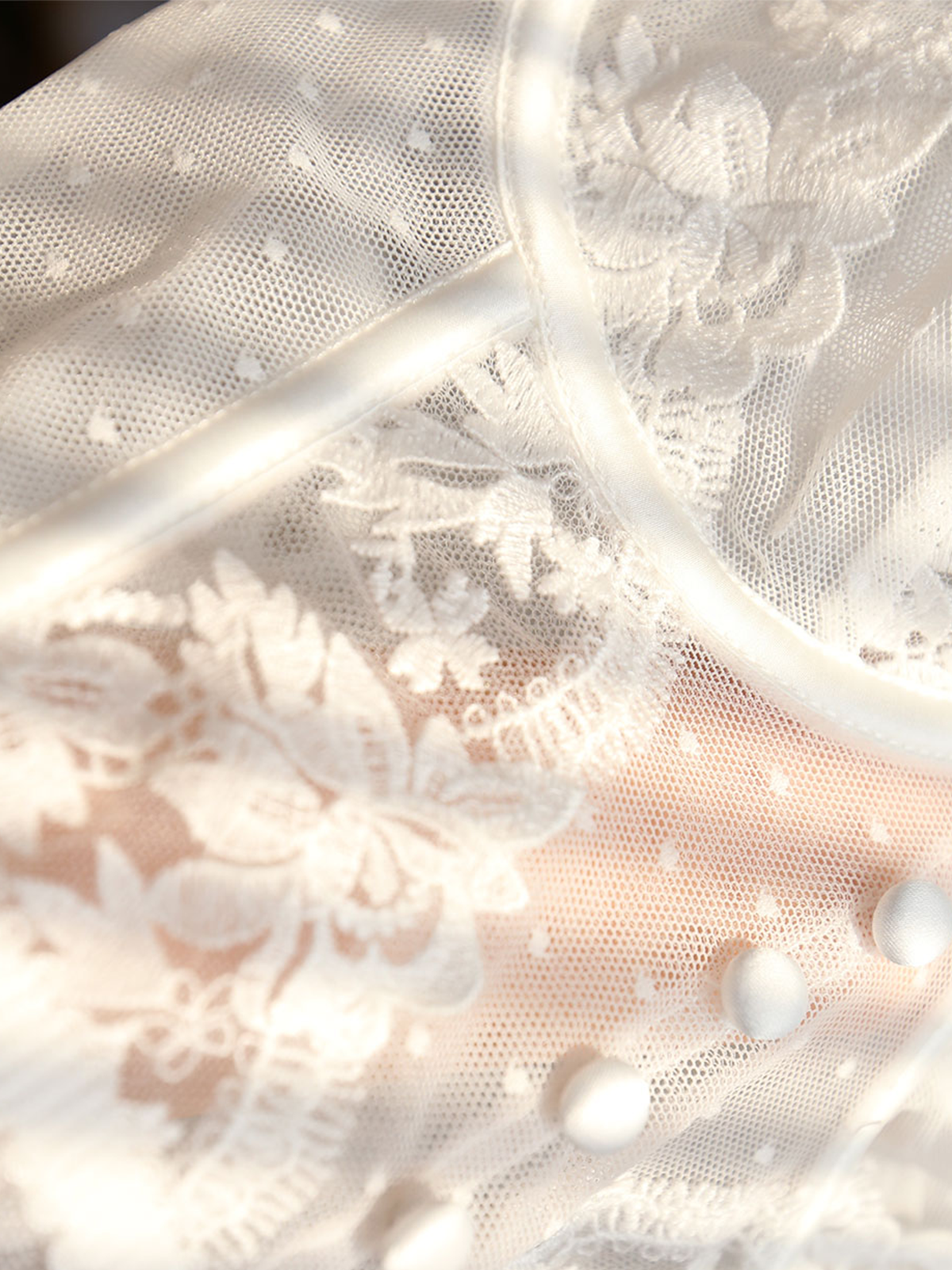 Floral Sheer Lace Mesh Corset Crop Top-Massicos