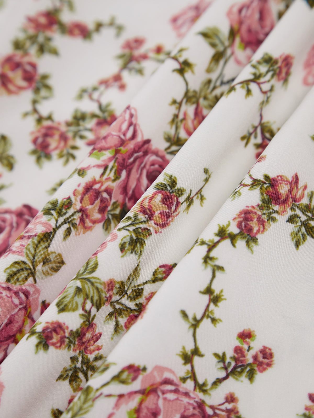 Rosebud Floral Midi Sundress-Massicos