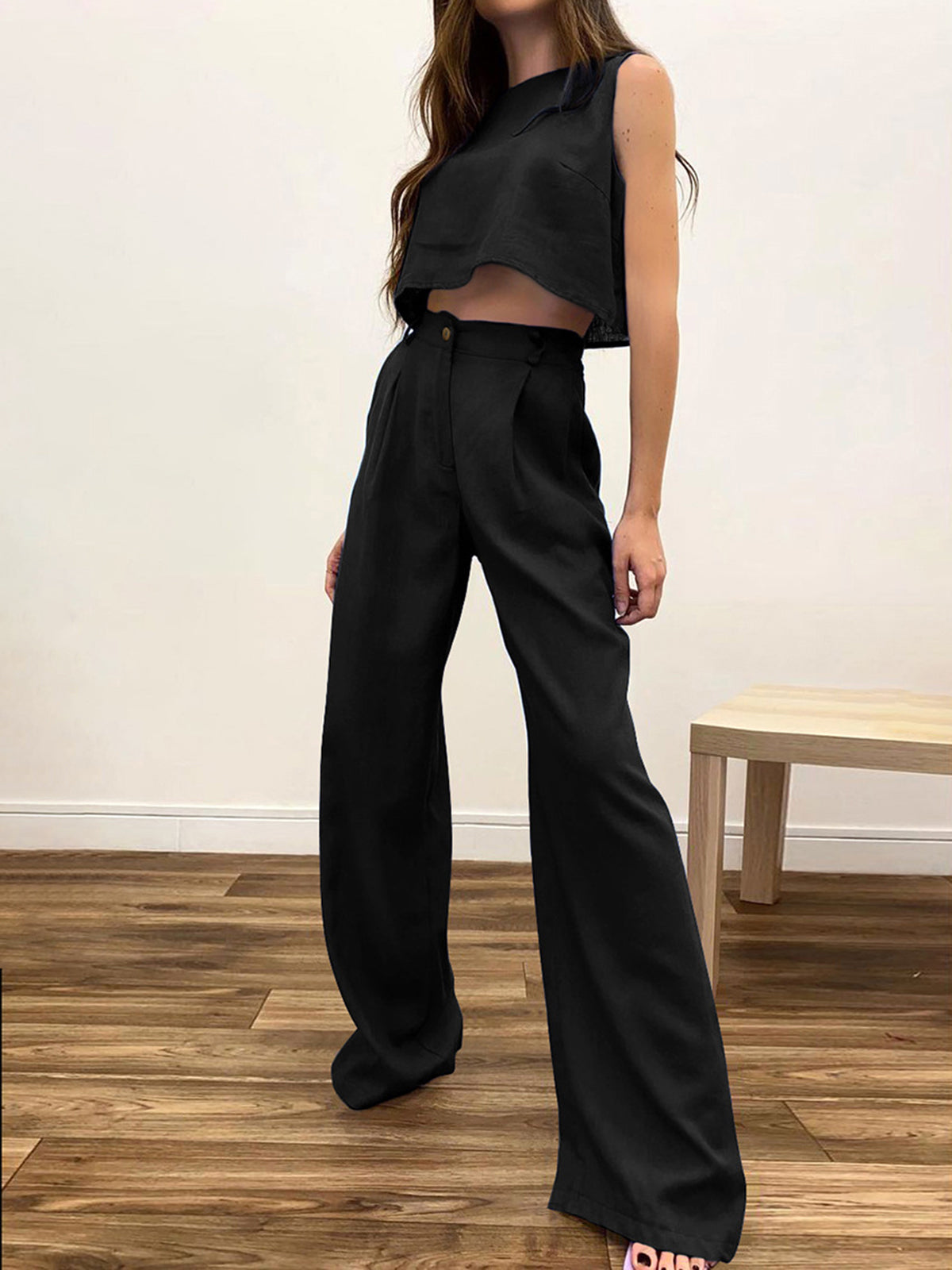 Boho Two Piece Pants Set-Massicos