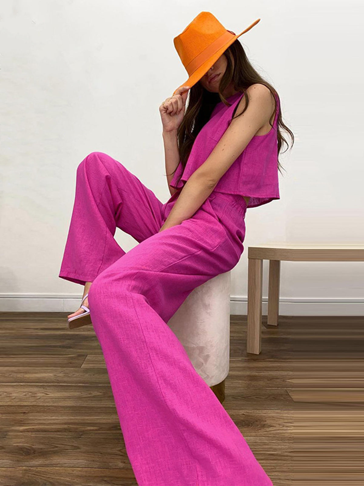Boho Two Piece Pants Set-Massicos