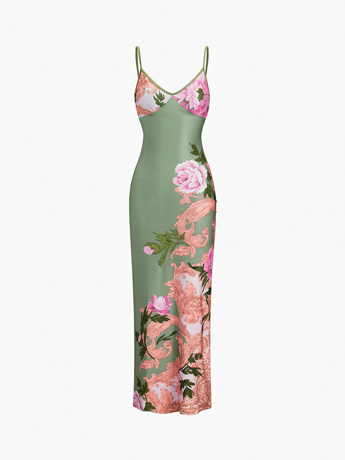 Summer Floral Long Dress-Massicos