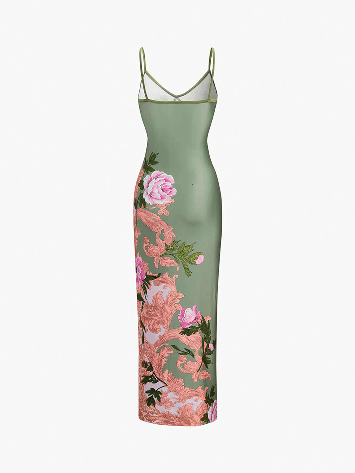 Summer Floral Long Dress-Massicos