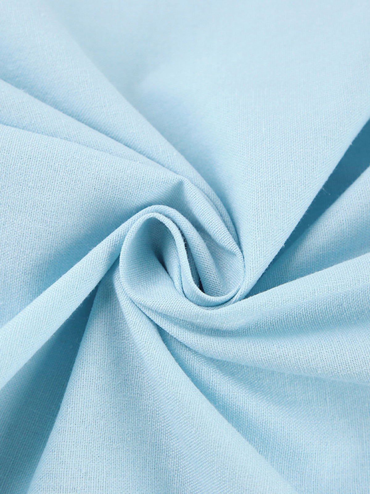 Linen Cotton Front Tie Midi Dress-Massicos
