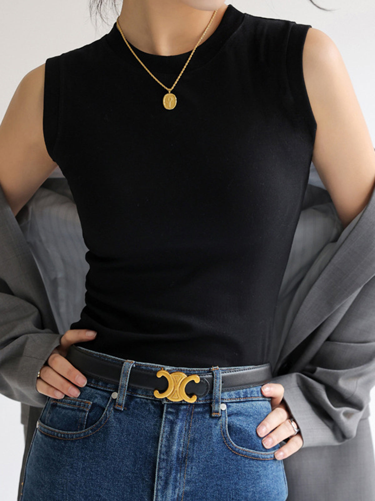 Everyday Cotton Tank Top-Massicos