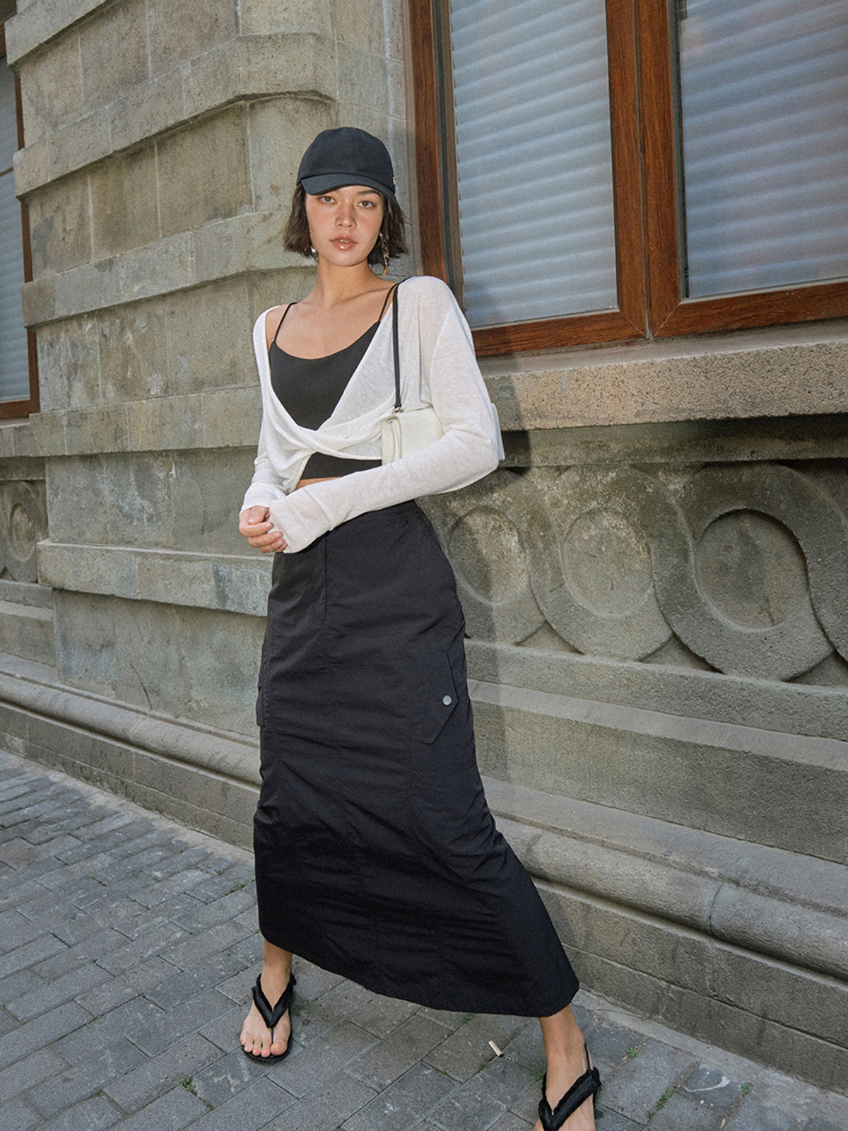 Twist Cover Up Crop Knit Top-Massicos