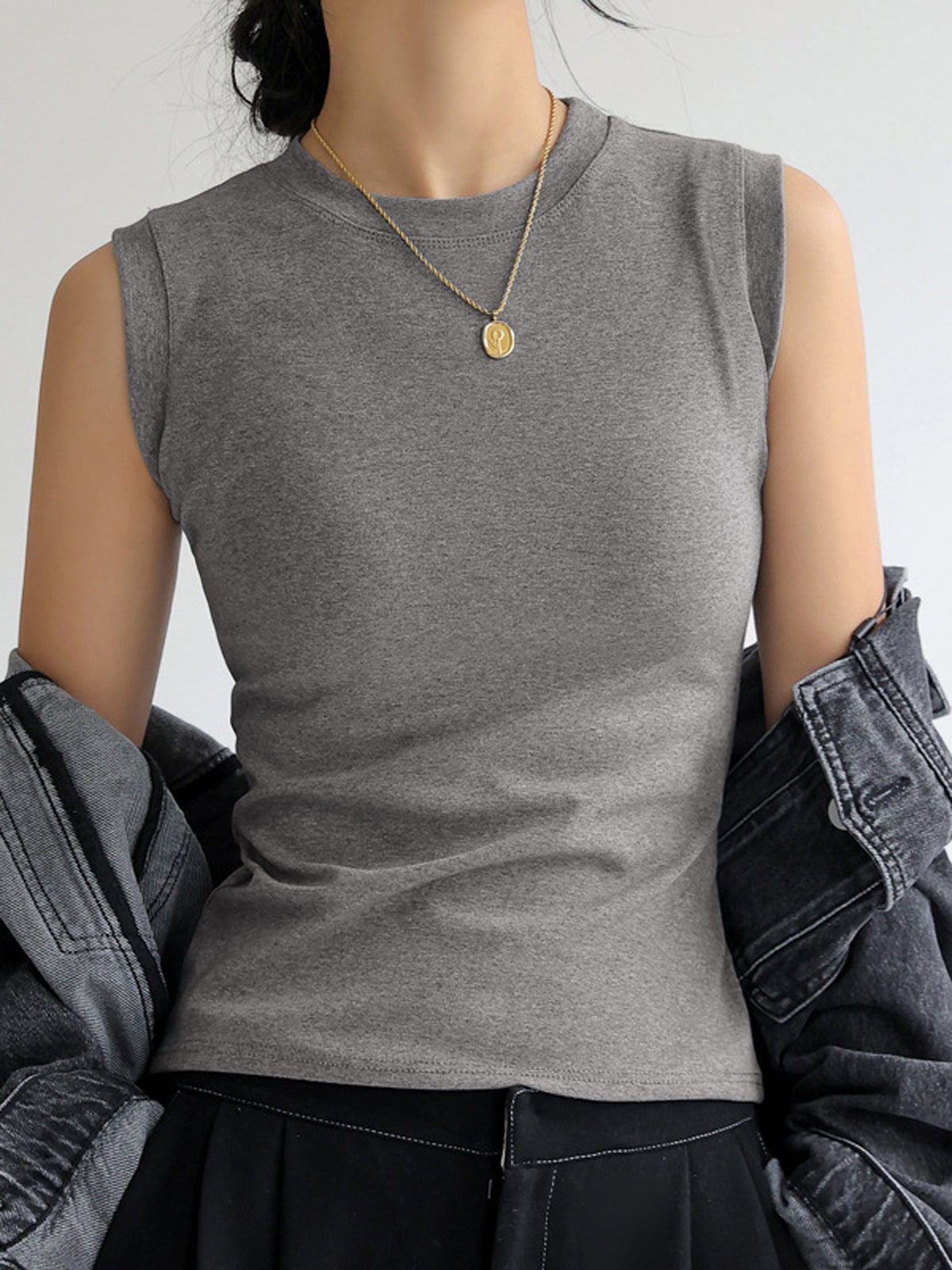 Everyday Cotton Tank Top-Massicos