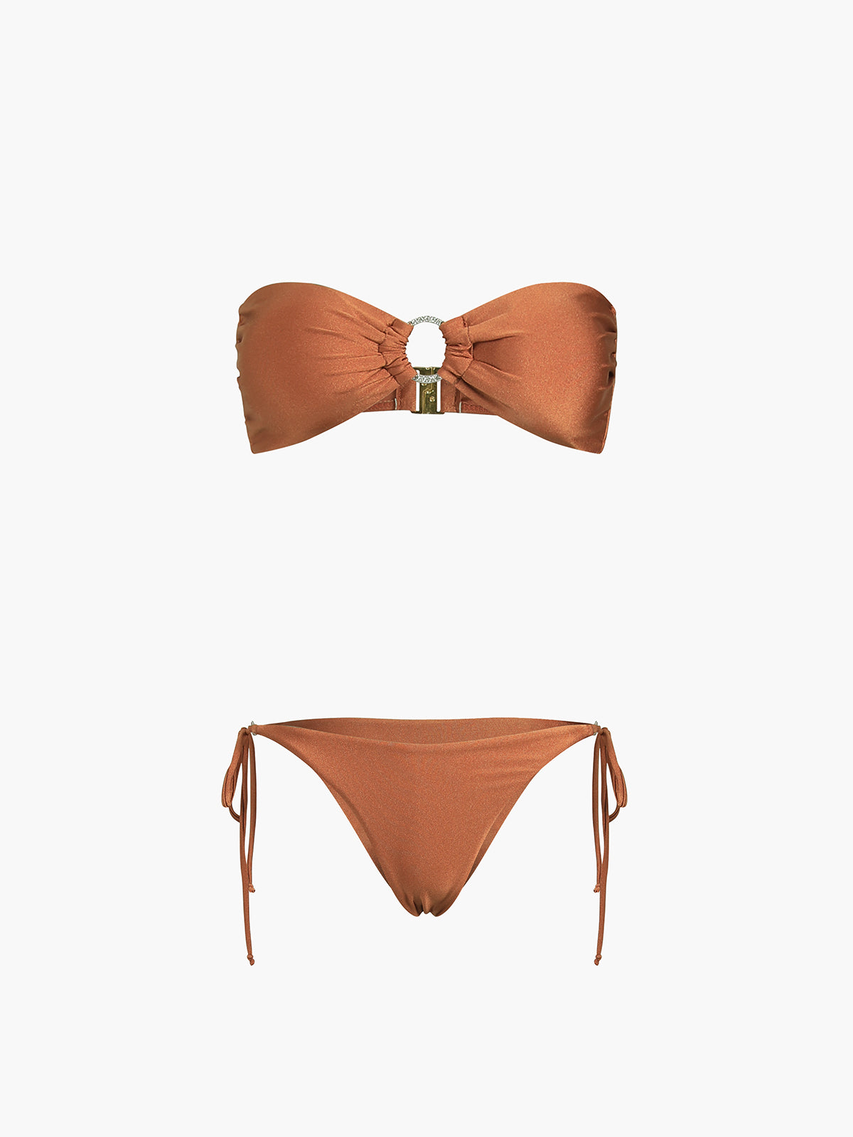 Cocoa Beans Two Piece Bikini Bathing Suit-Massicos