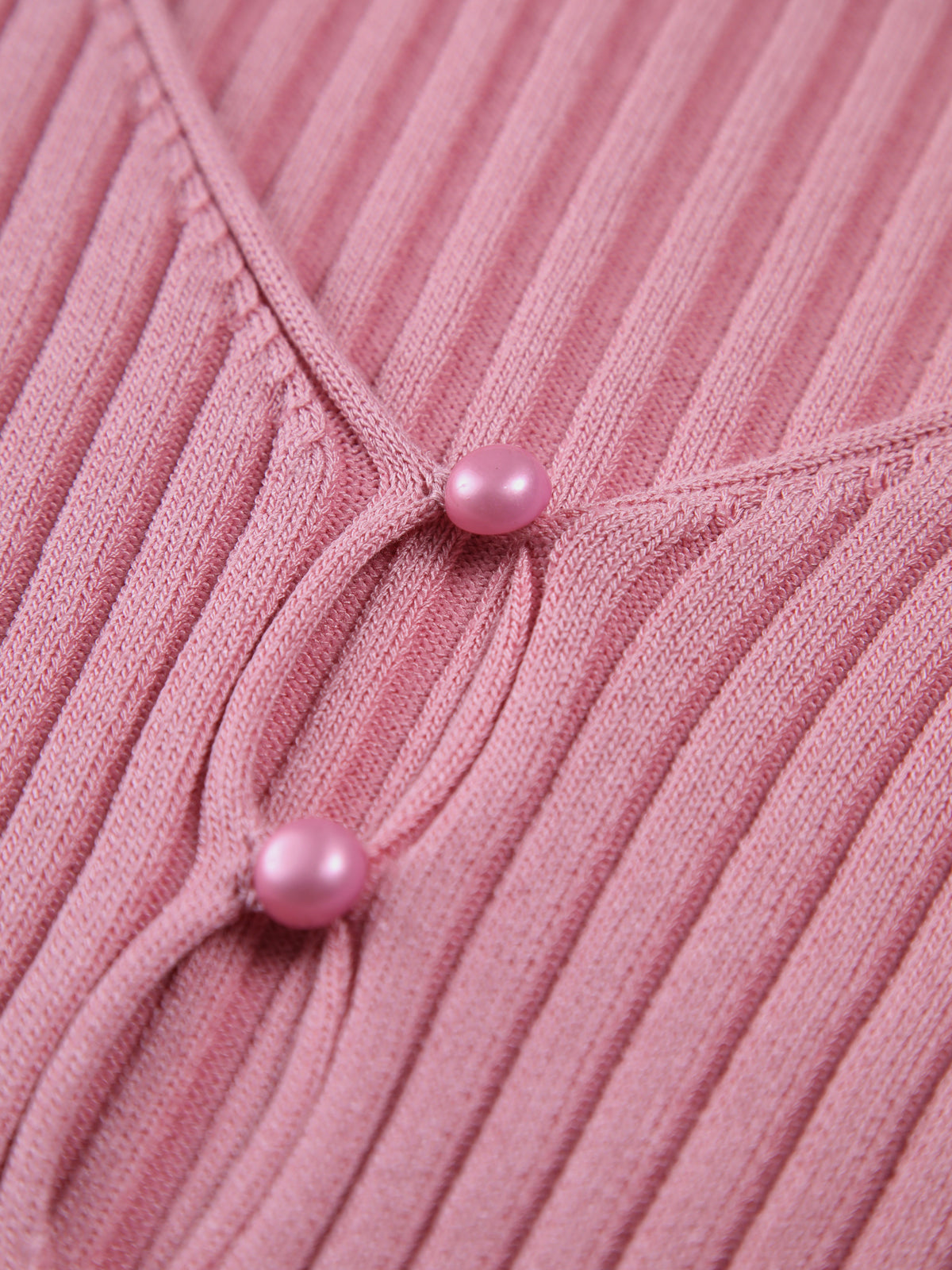 Barbiecore Rib Knit Top-Massicos