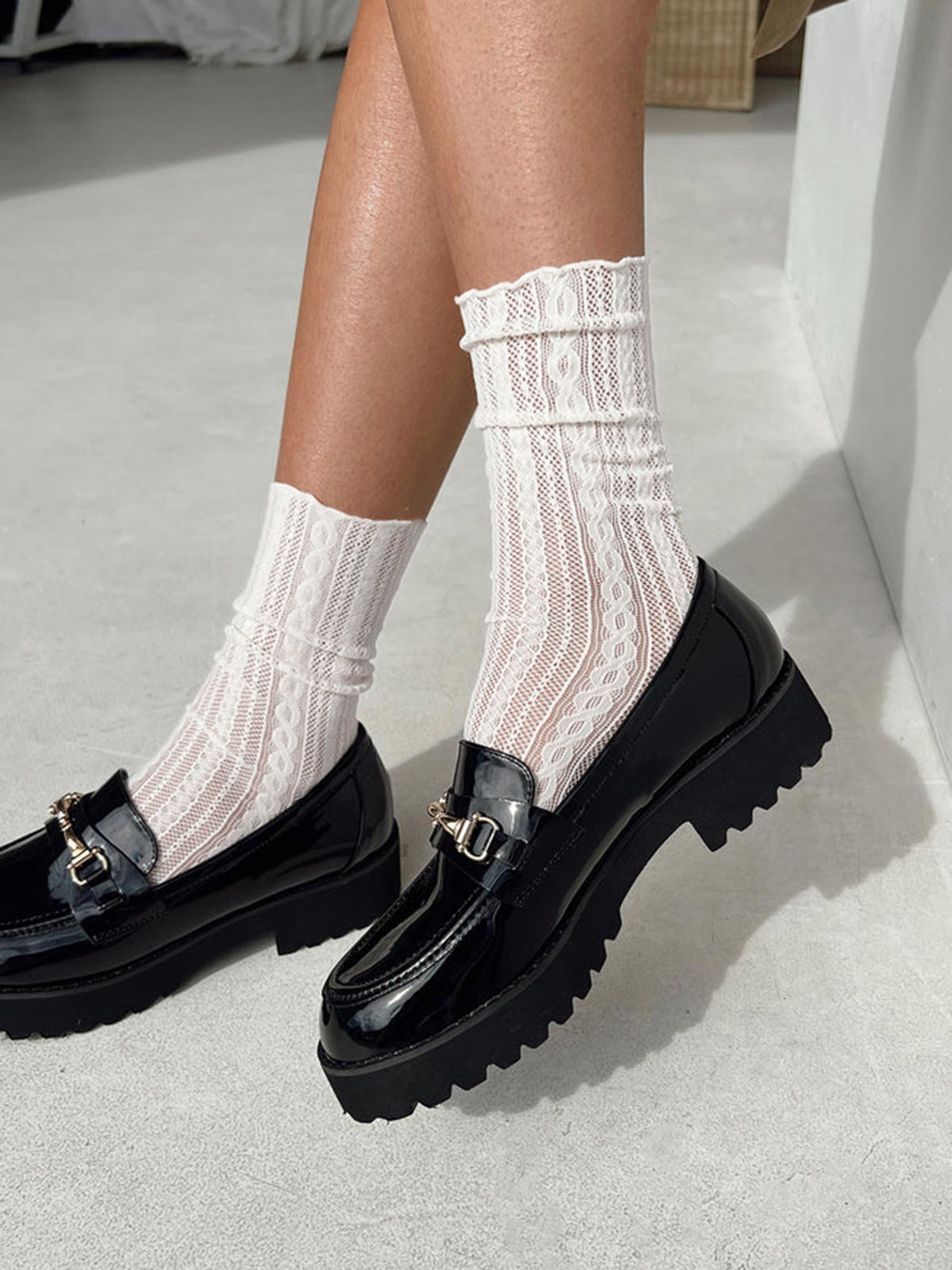 Lace Socks-Massicos