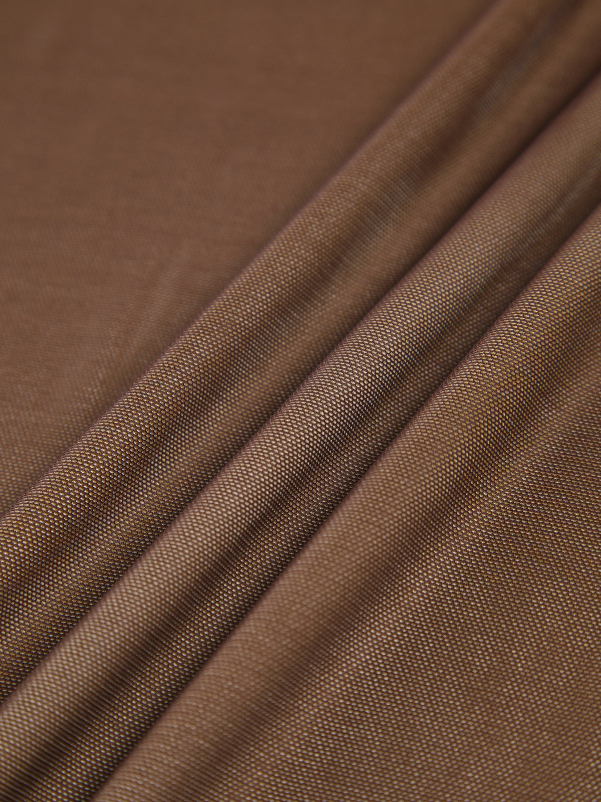 Cappuccino Ombre Mesh Zippered Long Dress-Massicos