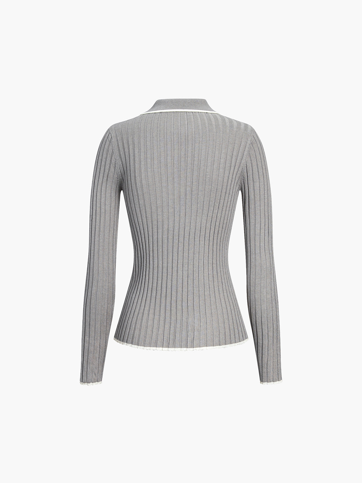 Old Money Aesthetics Polo Knit Top-Massicos