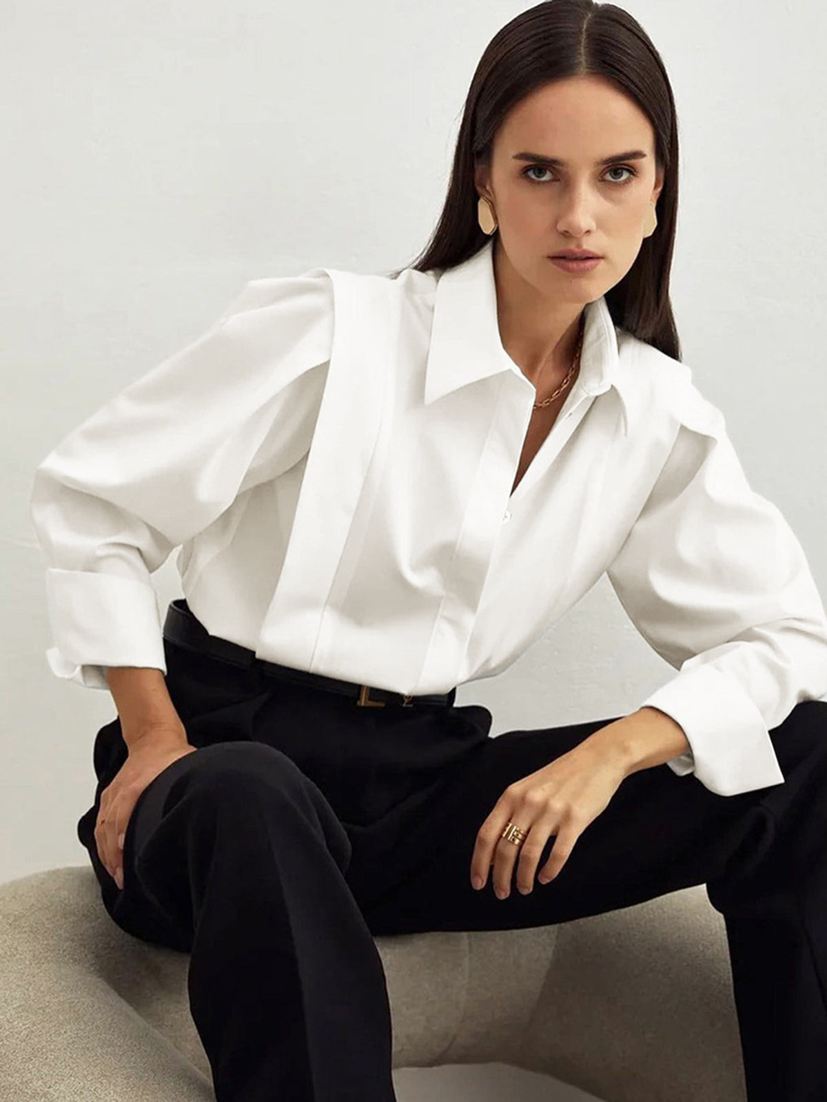 Fair And Square Button Down Shirt-Massicos