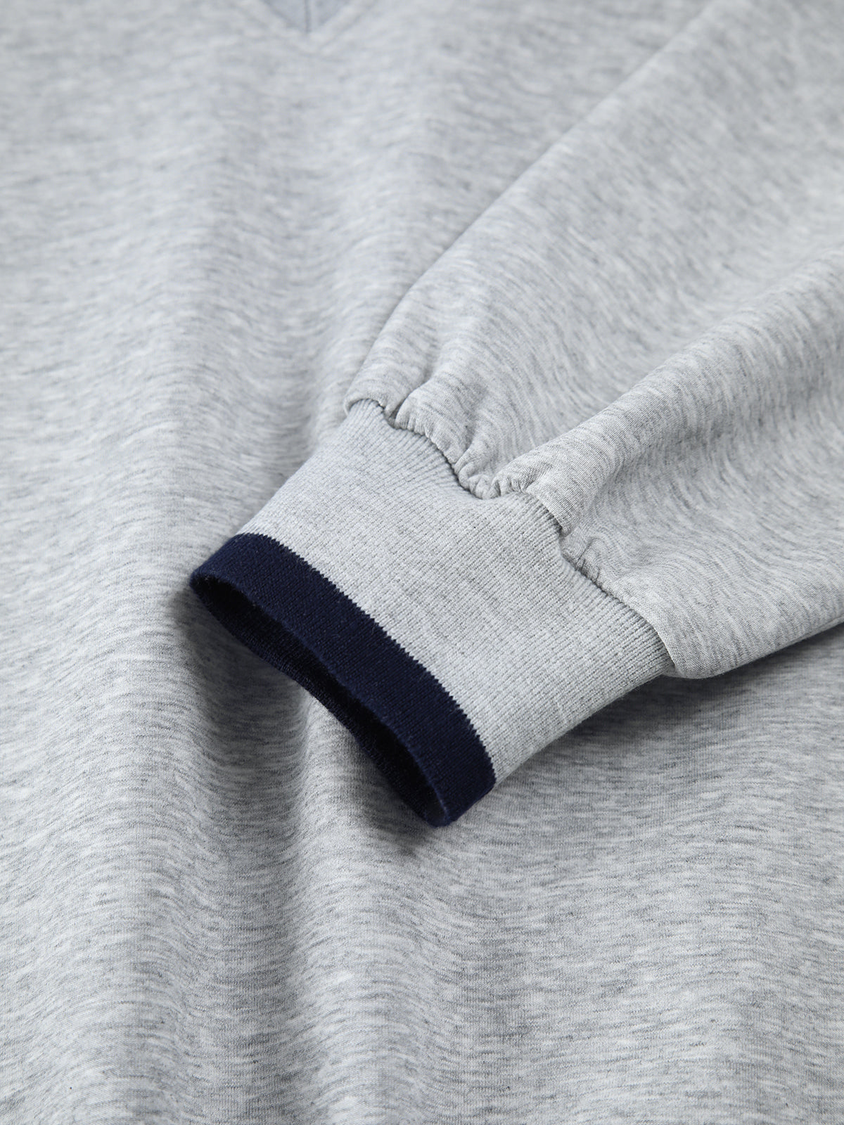 Contrast Trim Oversized Sweatshirt-Massicos