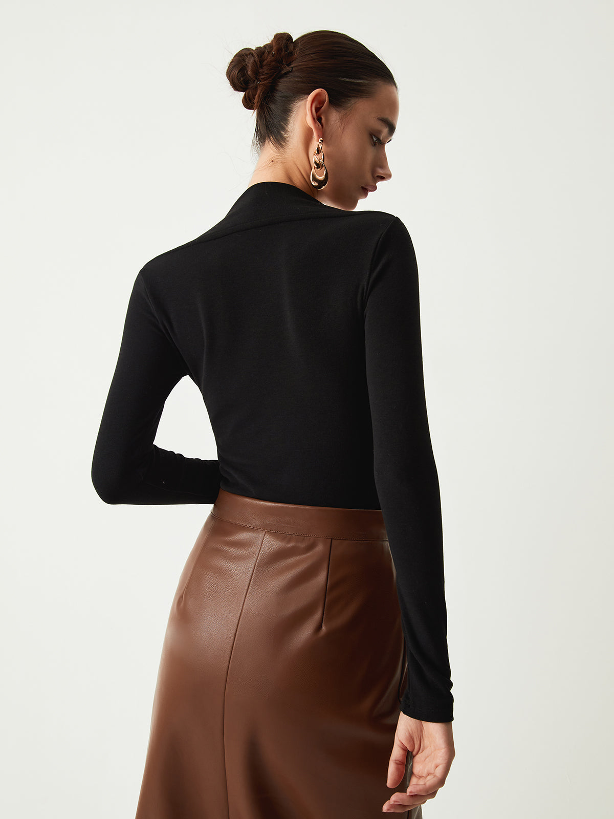 Solid Long Sleeve Shirt-Massicos