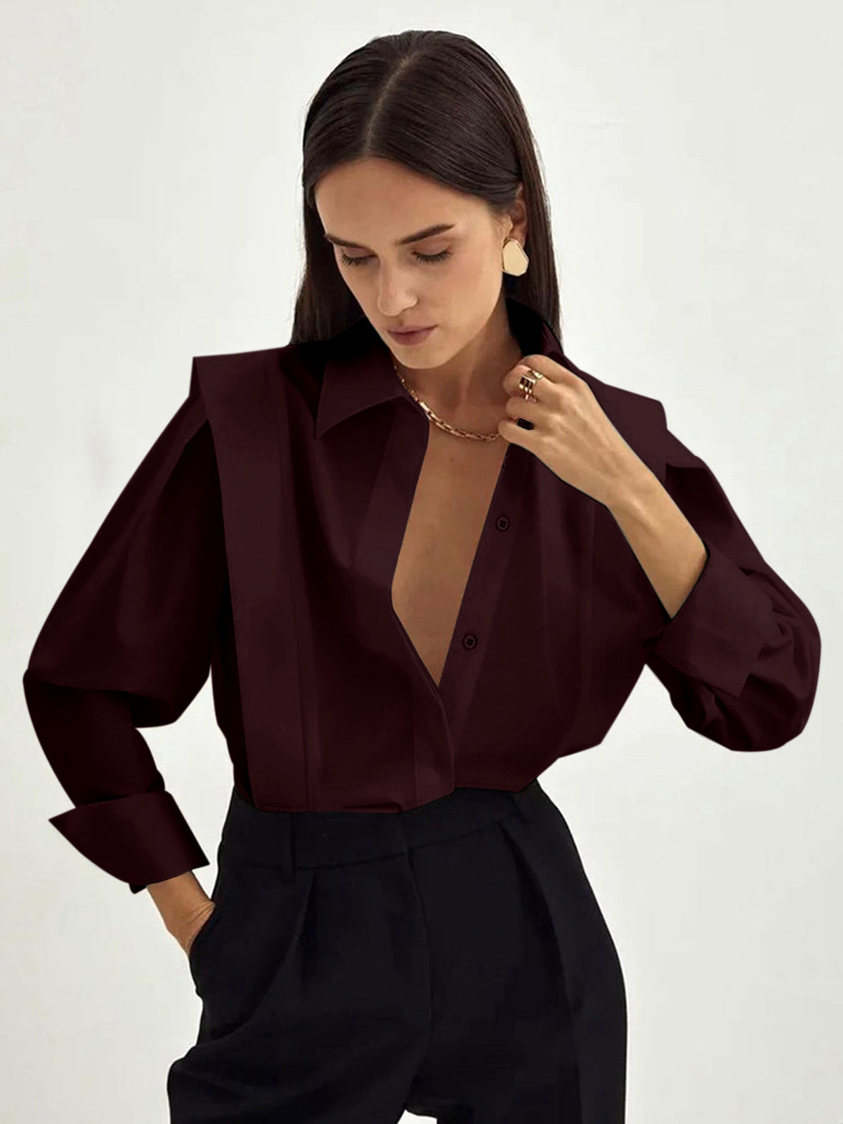 Fair And Square Button Down Shirt-Massicos