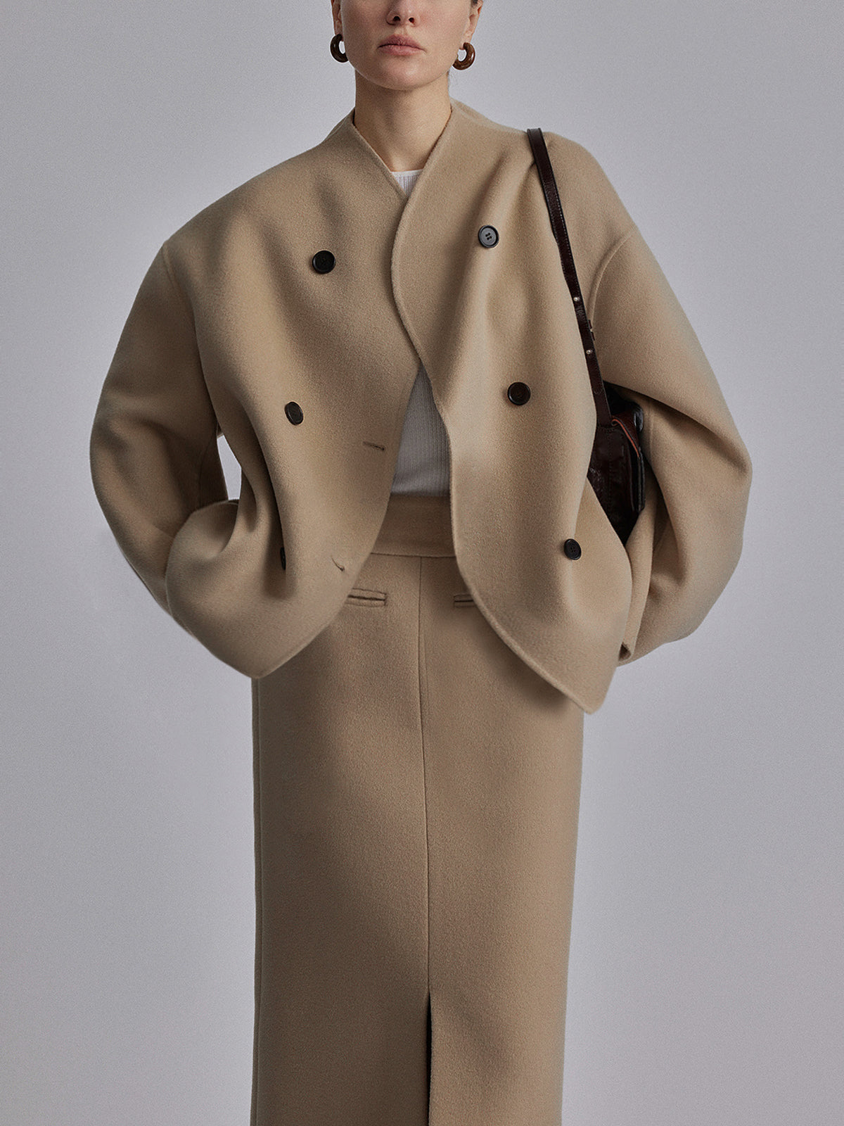 Oversized Button-Down Jacket-Massicos