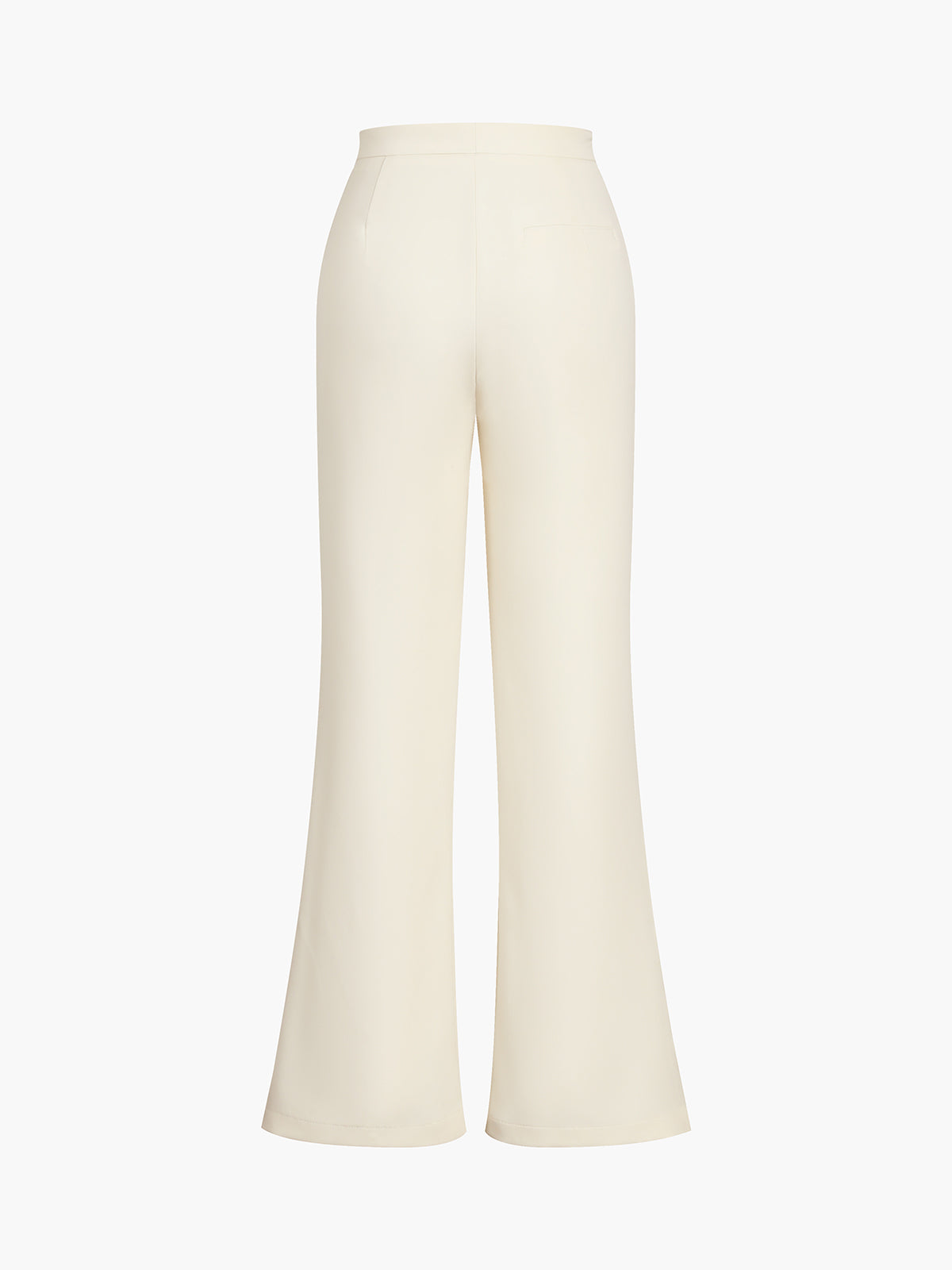 Solid Straight Leg Pants-Massicos