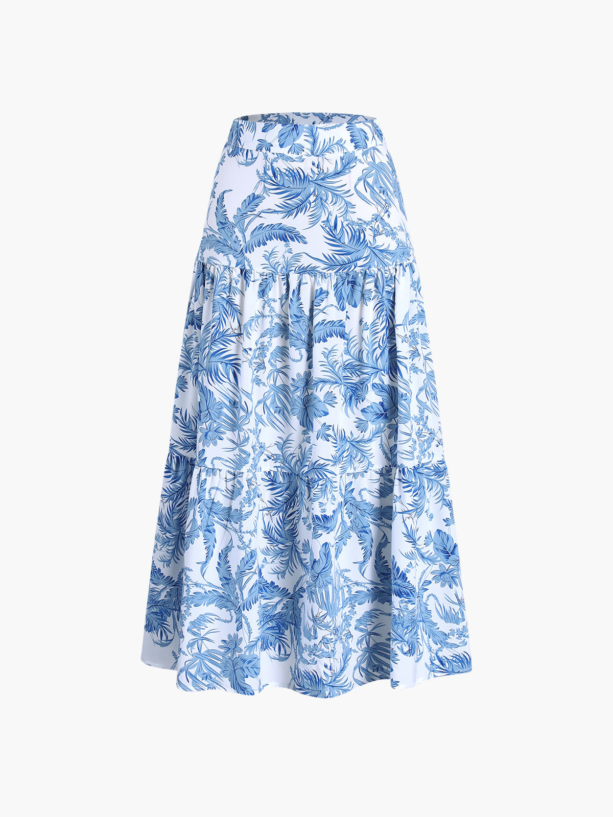 Seaside Joy Print Twist Detail Skirt Set-Massicos